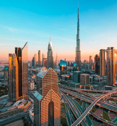 Burj Al Arab and Jumeirah beachfront
