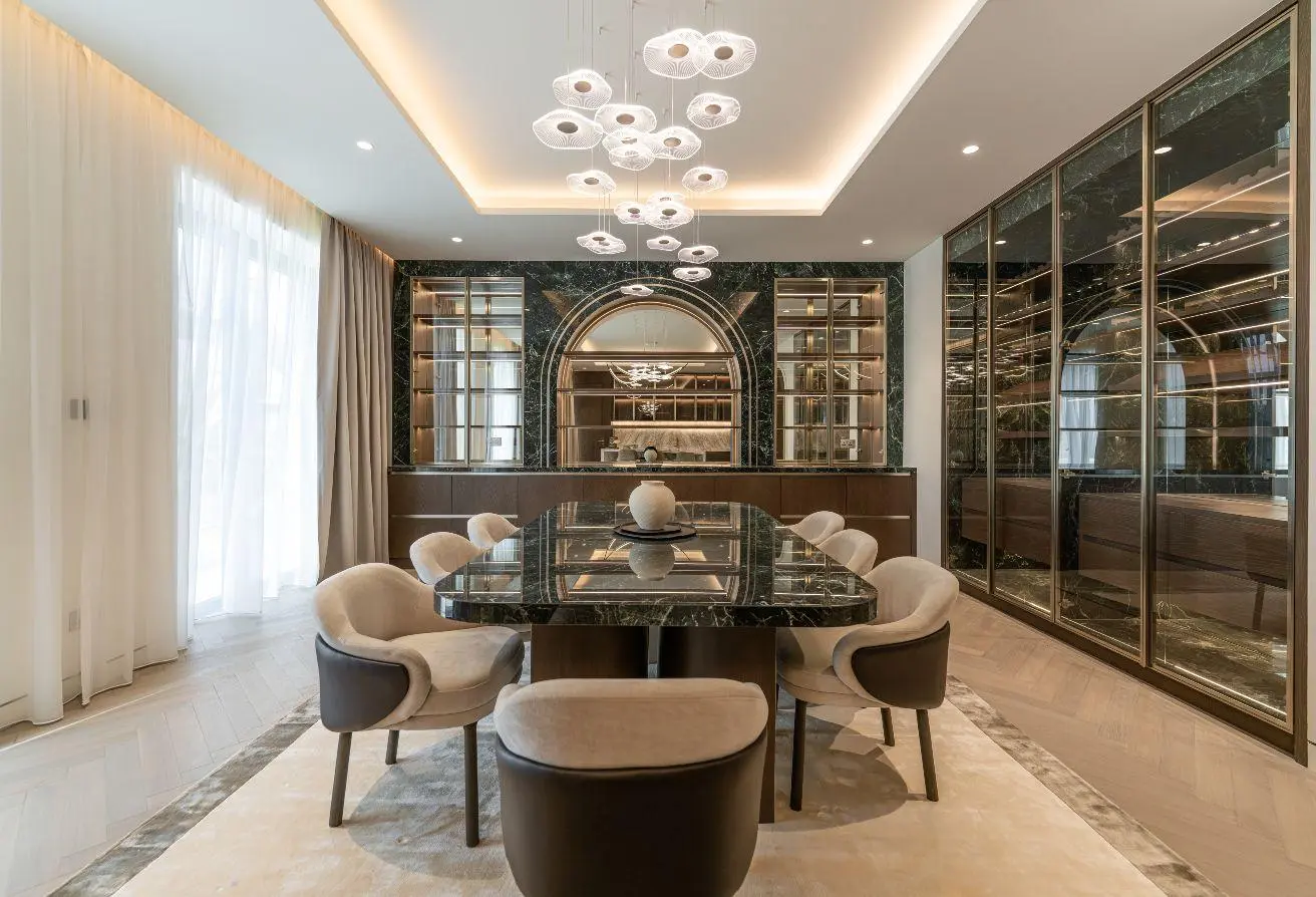 Double-height living room